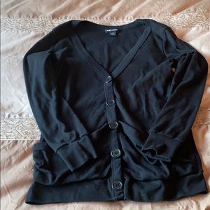Black cardigan